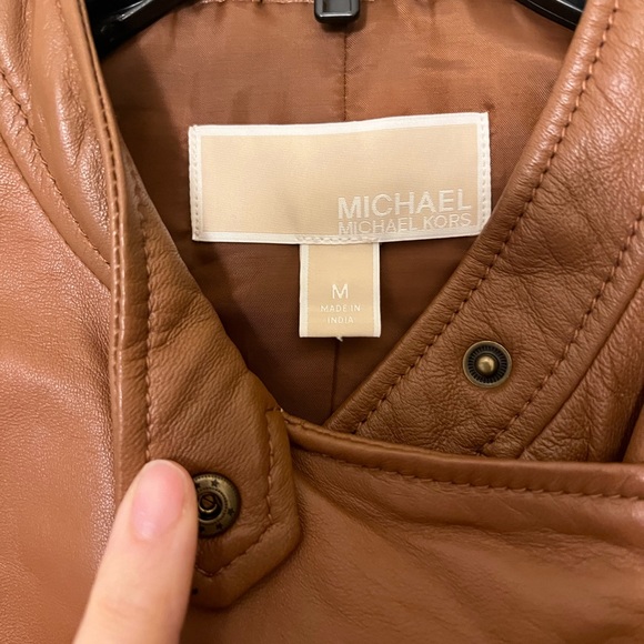 Michael Kors Leather Jacket - Picture 3 of 3
